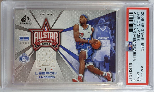 2006 SP Lebron James #PATCH /100 All Star Game Worn Jersey - PSA 9 (POP 2)