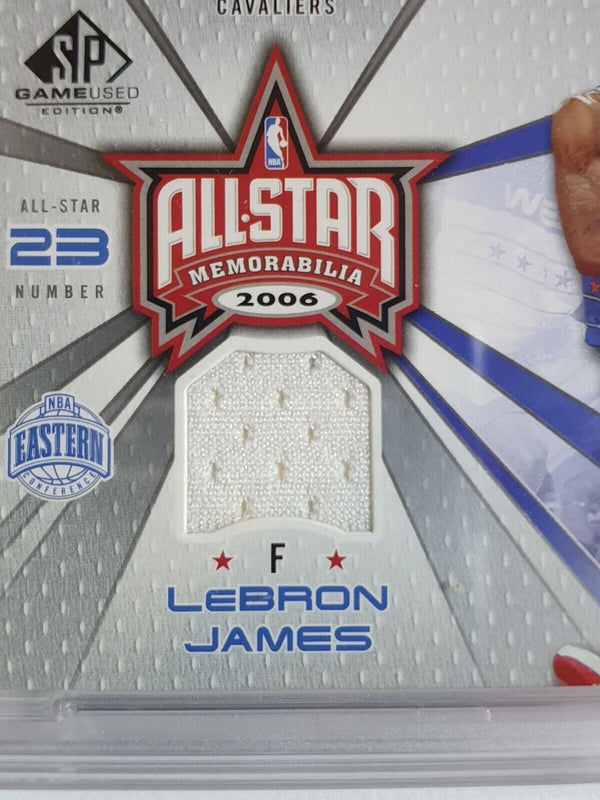 2006 SP Lebron James #PATCH /100 All Star Game Worn Jersey - PSA 9 (POP 2)
