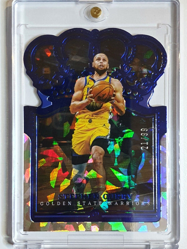 2021 Crown Royale Stephen Curry #70 BLUE CRYSTAL /99 - Ready to Grade