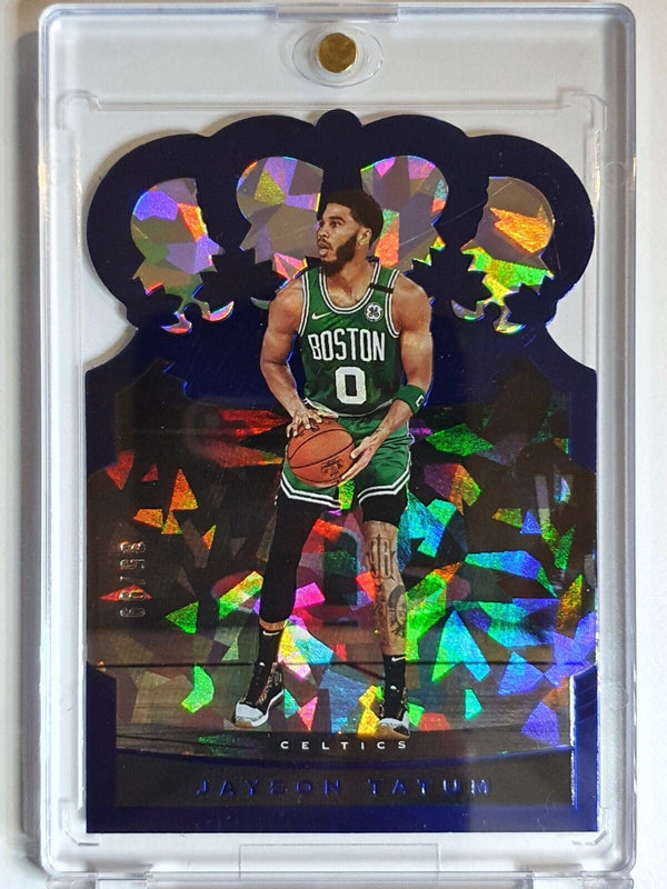 2020 Crown Royale Jayson Tatum #57 BLUE CRYSTAL /99 Die Cut - Ready for Grading