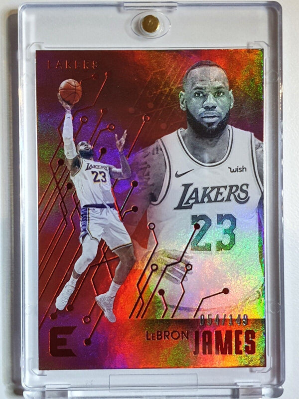 2019 Chronicles Lebron James #223 RED HOLO /149 Essentials - Ready to Grade