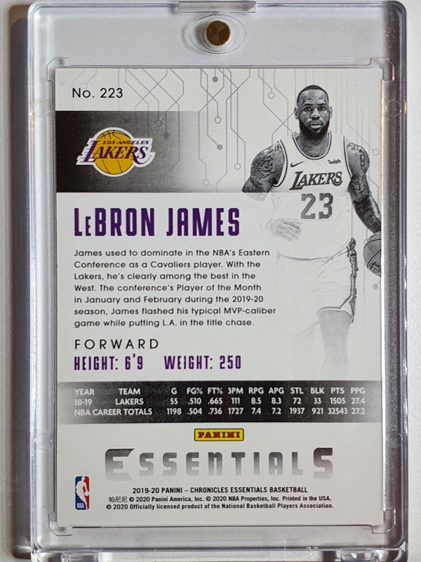 2019 Chronicles Lebron James #223 RED HOLO /149 Essentials - Ready to Grade