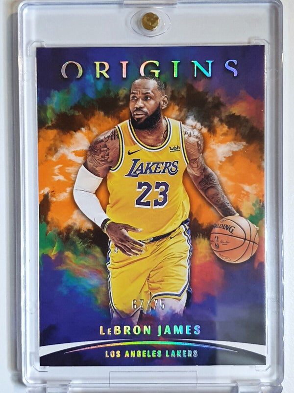 2021 Panini Origins LeBron James #6 Orange /75 Edition - Ready for Grading