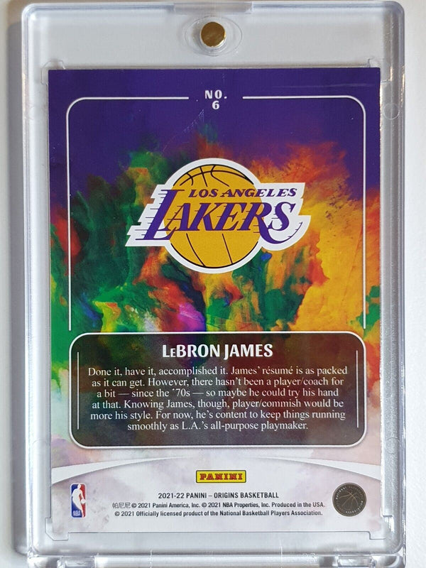 2021 Panini Origins LeBron James #6 Orange /75 Edition - Ready for Grading