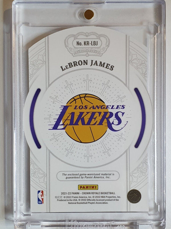 2021 Crown Royale Lebron James #Patch (Game Worn Jersey) Die Cut - Gem