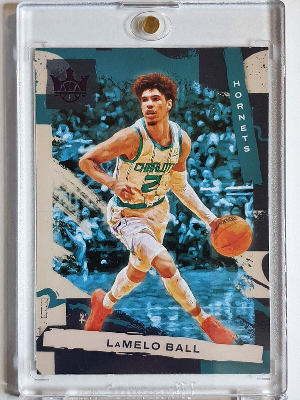 2021 Court Kings LaMelo Ball #2 VIOLET /49 Edition - Ready for Grading