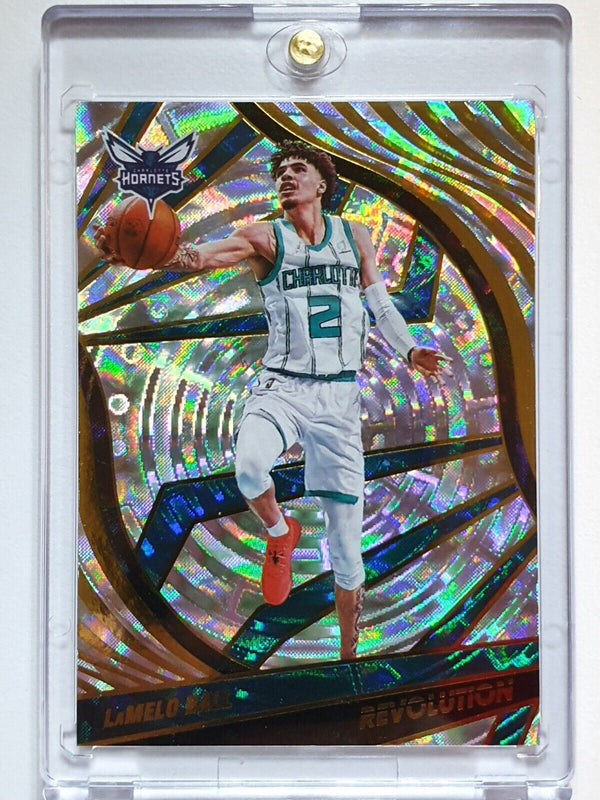 2021 Panini Revolution LaMelo Ball #1 FRACTAL Prizm - Ready to Grade