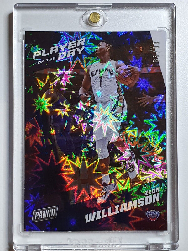 2021 Panini Zion Williamson #33 KABOOM /99 Holo Player Of The Day - Rare
