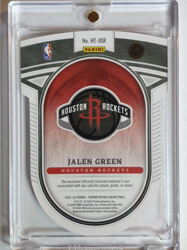 2021 Crown Royale Jalen Green Rookie #PATCH Jersey - Ready to Grade