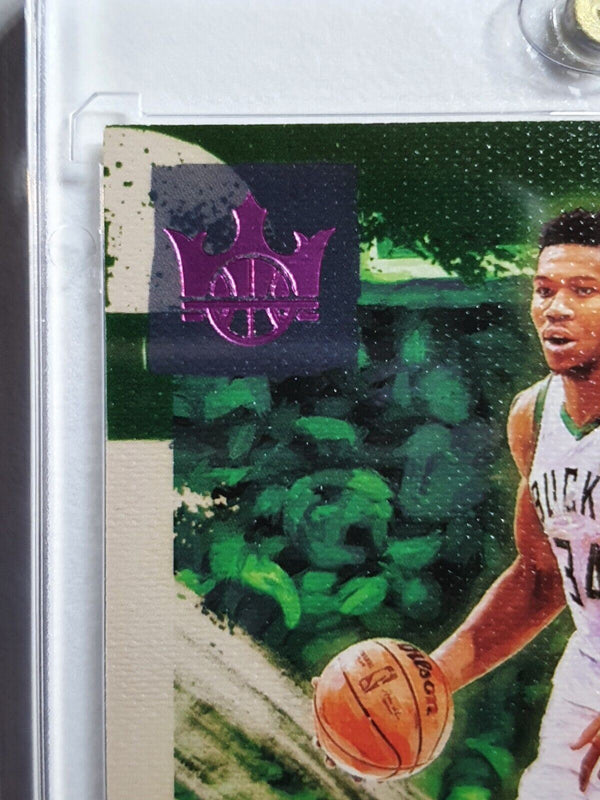 2021 Court Kings Giannis Antetokounmpo #34 PINK /99 Edition - Ready to Grade