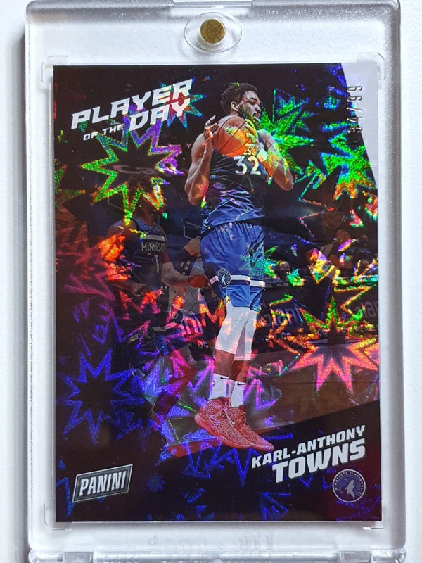 2021 Panini Karl-Anthony Towns #32 KABOOM /99 Holo Player Of The Day - Rare