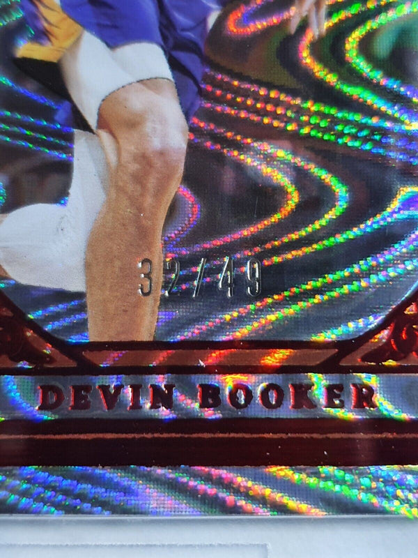 2021 Crown Royale Devin Booker #10 RED /49 Holo Pivotal Players - Ready to Grade