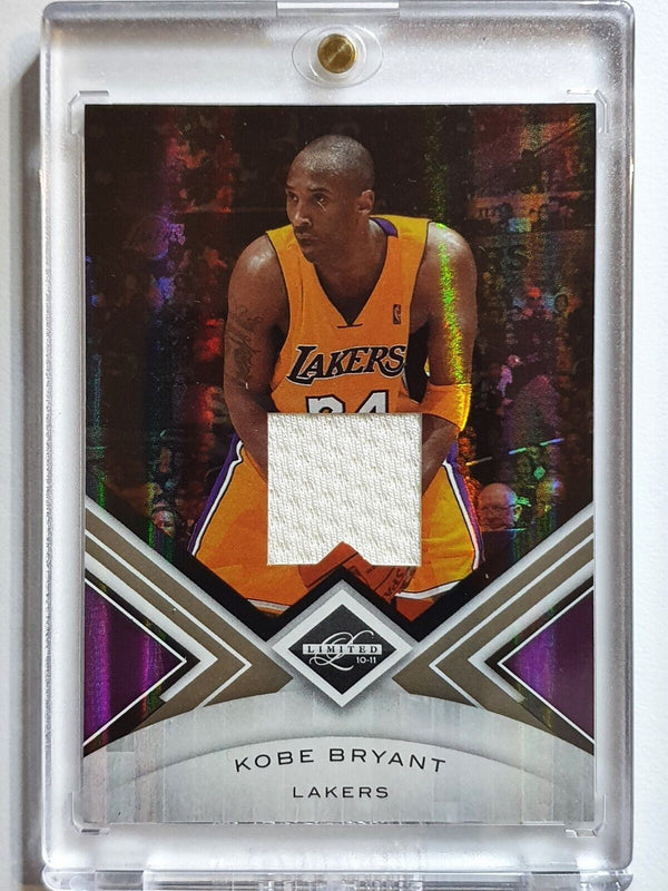 2010 Panini Limited Kobe Bryant #PATCH HOLO /199 Game Worn Jersey - Rare