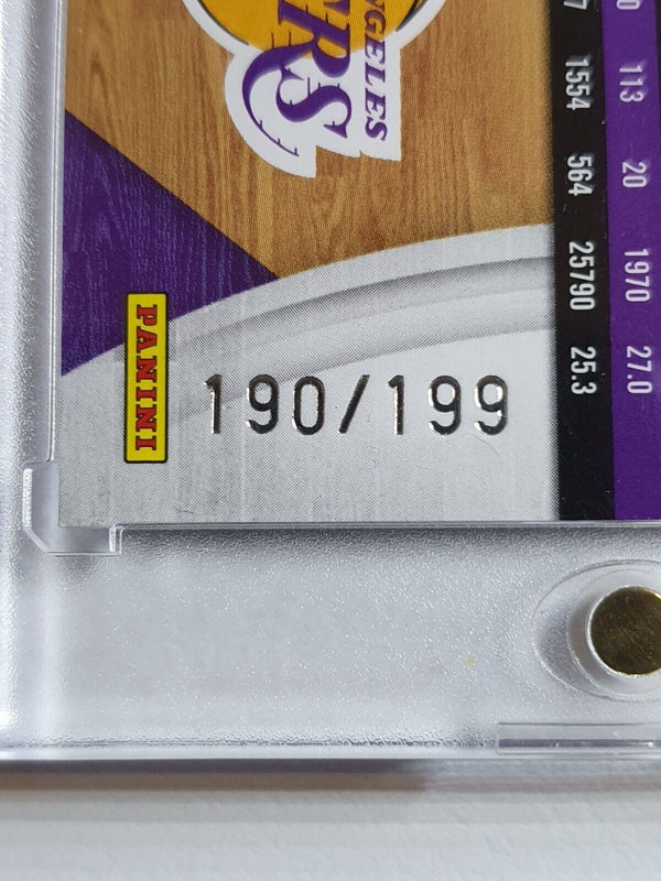 2010 Panini Limited Kobe Bryant #PATCH HOLO /199 Game Worn Jersey - Rare