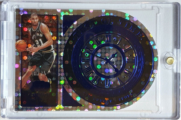 2021 Crown Royale Tim Duncan #19 Test of Time BLUE /75 HOLO - Ready to Grade