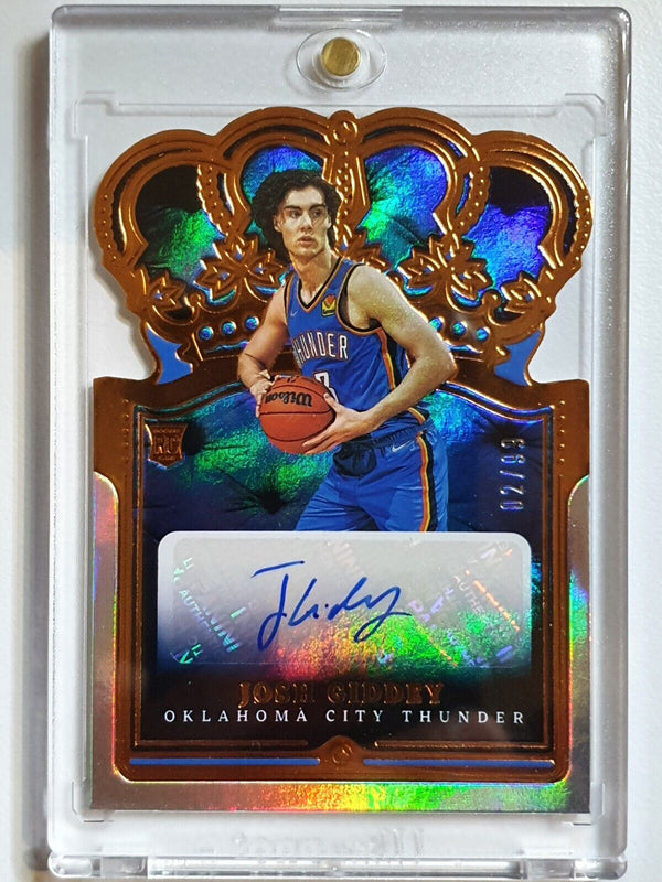 2021 Crown Royale Josh Giddey Rookie #AUTO BRONZE /99 HOLO - Ready to Grade