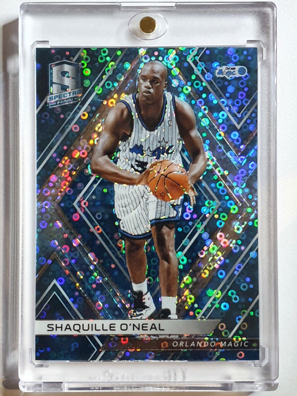 2017 Panini Spectra Shaquille O'Neal #92 NEON BLUE /99 Prizm - Ready to Grade