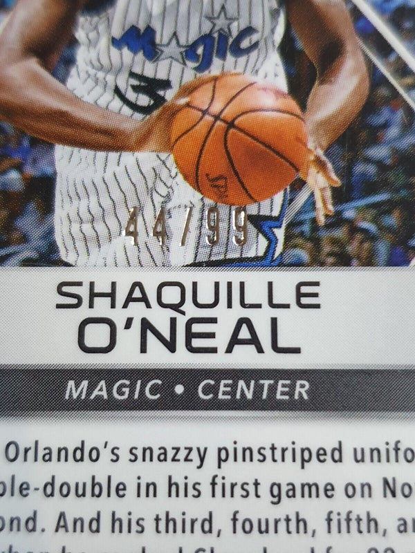 2017 Panini Spectra Shaquille O'Neal #92 NEON BLUE /99 Prizm - Ready to Grade