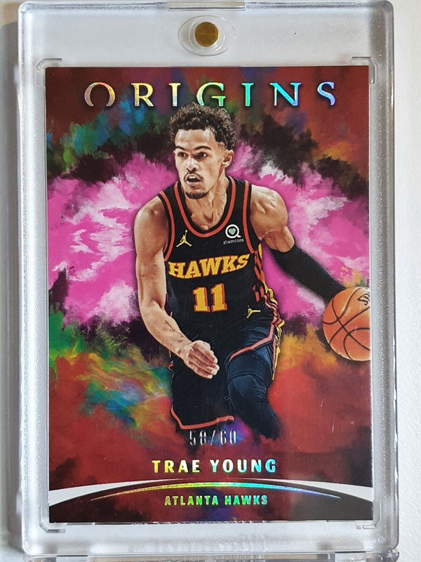 2021 Panini Origins Trae Young #19 PINK /60 Edition - Ready to Grade