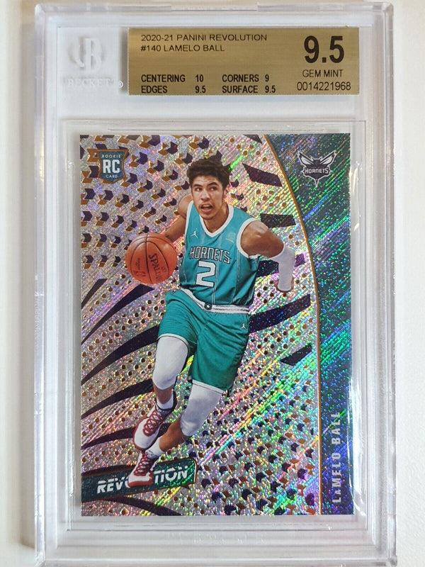 2020 Panini Revolution Lamelo Ball Rookie #140 RC - BGS 9.5 (POP 36)