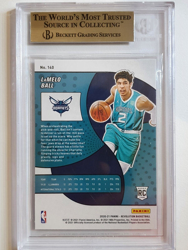 2020 Panini Revolution Lamelo Ball Rookie #140 RC - BGS 9.5 (POP 36)