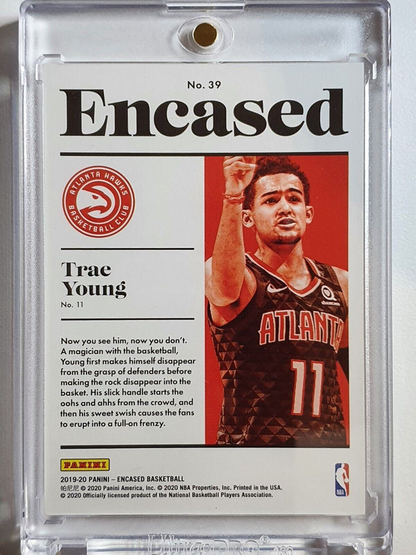 2019 Panini Encased Trae Young #39 RED /25 - Ready to Grade