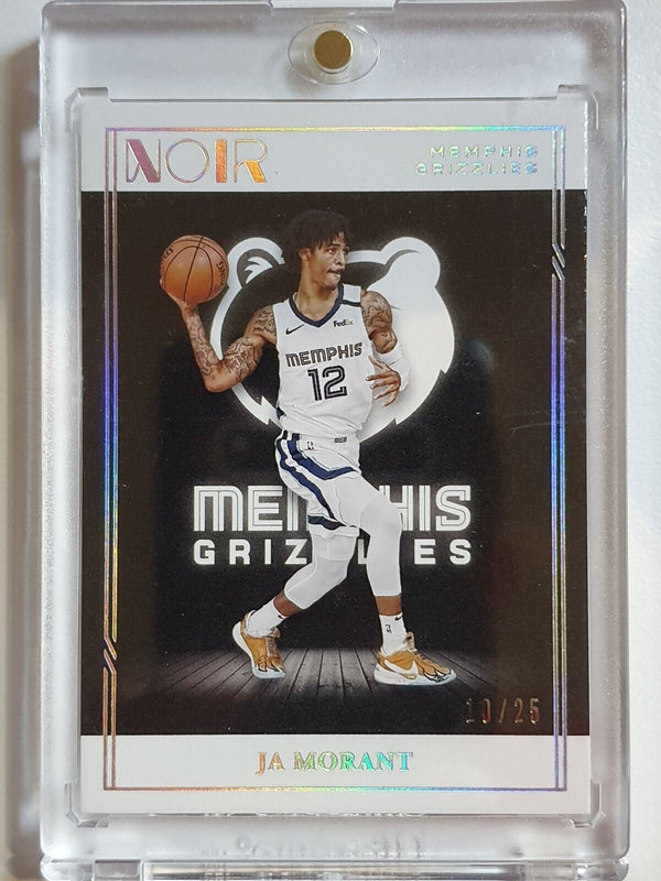 2020 Panini Noir Ja Morant #43 SILVER /25 HOLO Association Edition - Rare
