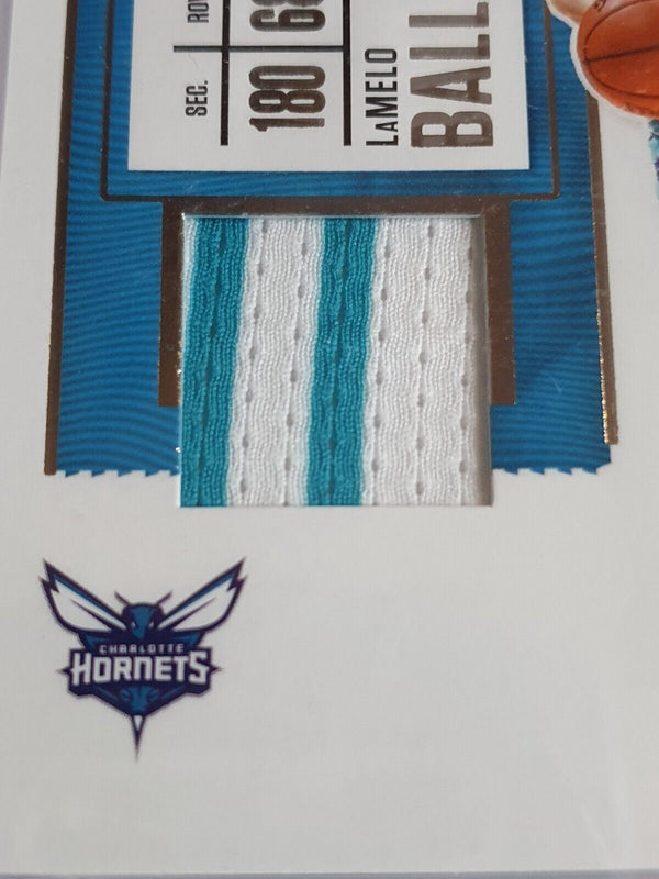 2020 Contenders LaMelo Ball Rookie Swatches #PATCH - PSA 9 (POP 8)