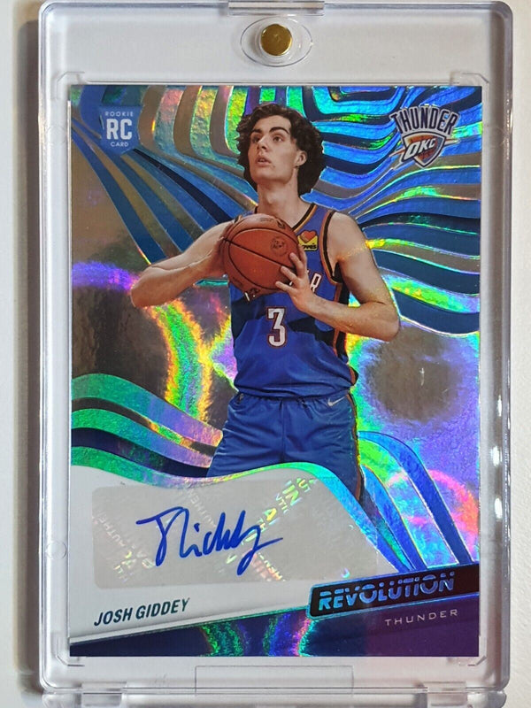 2021 Revolution Josh Giddey Rookie AUTO INFINITE /25 HOLO RC - Ready to Grade