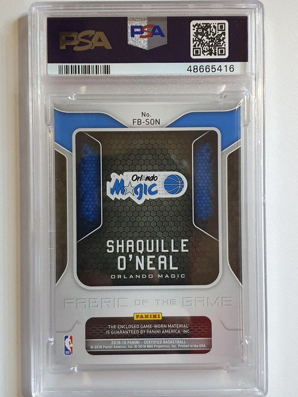 2018 Certified Shaquille O'Neal #PATCH SILVER /149 Jersey - PSA 9 (POP 1)