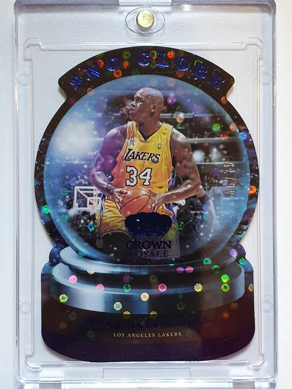 2021 Crown Royale Shaquille O'Neal #20 BLUE HOLO /75 Sno Globe - Ready to Grade