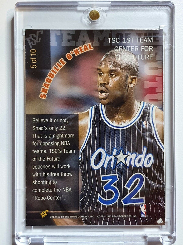 1995 Topps Stadium Club Shaquille O'Neal #5 Team of the Future - Ready to Grade