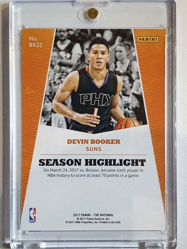 2017 Panini Devin Booker #BK21 RAINBOW SPOKES Prizm /49 - Ready to Grade