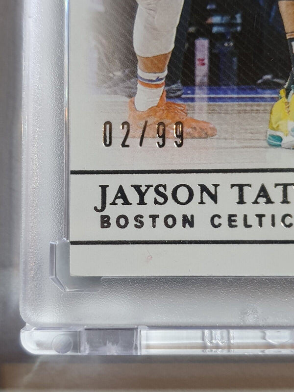 2019 National Treasures Jayson Tatum #PATCH /99 Game Worn Jersey - Rare