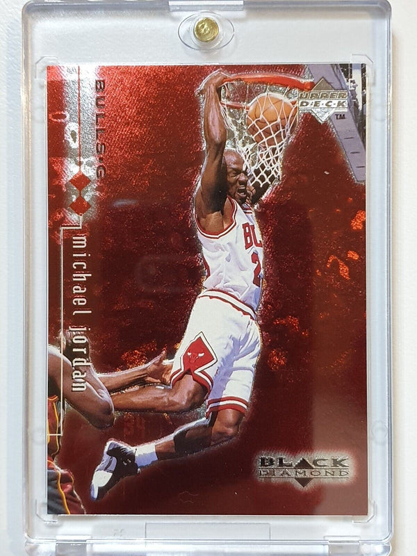 1998 UD Michael Jordan Black Diamond #13 DOUBLE RED /3000 - Ready to Grade