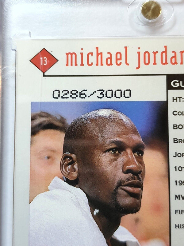 1998 UD Michael Jordan Black Diamond #13 DOUBLE RED /3000 - Ready to Grade