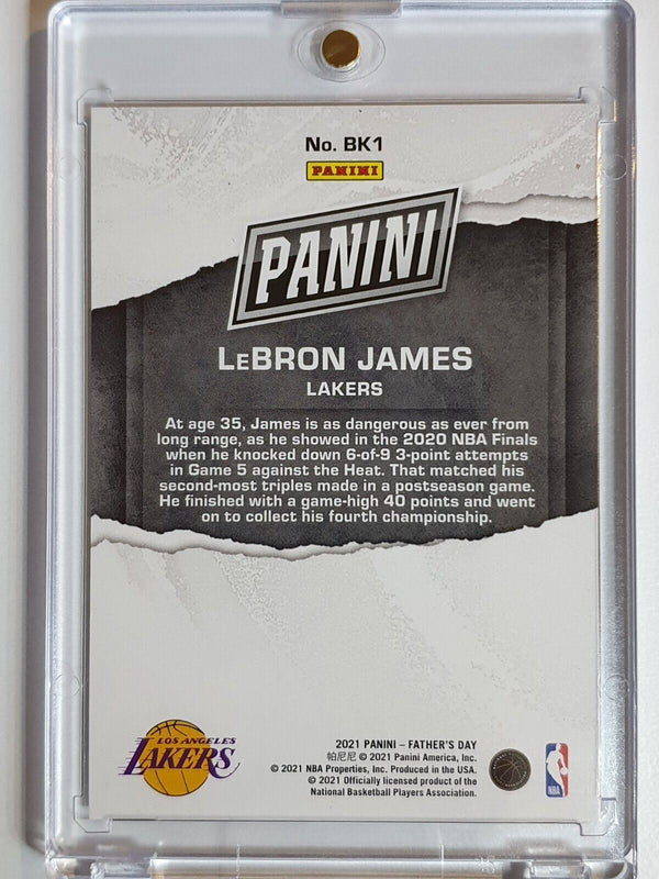 2021 Panini Lebron James #BK1 INFINITE RAINBOW Holo /99 - Ready to Grade