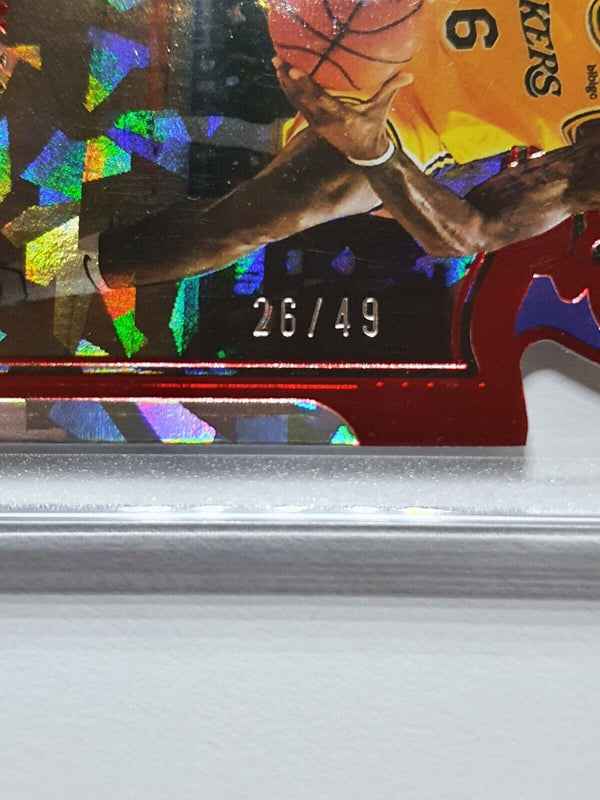 2021 Crown Royale LeBron James #52 RED CRYSTAL /49 Prizm Die Cut - Rare