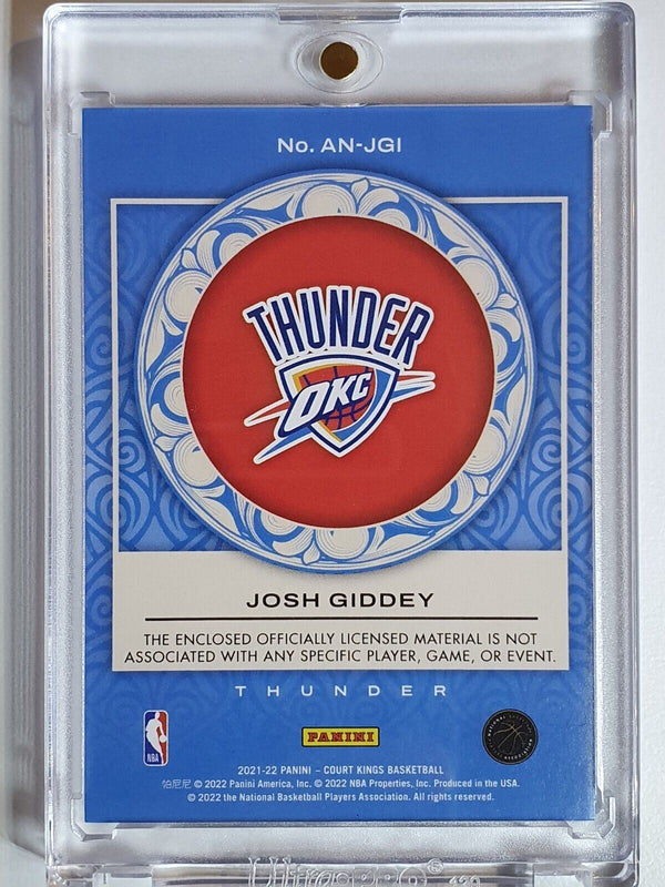 2021 Court Kings Josh Giddey Rookie Patch #Jersey - Ready to Grade