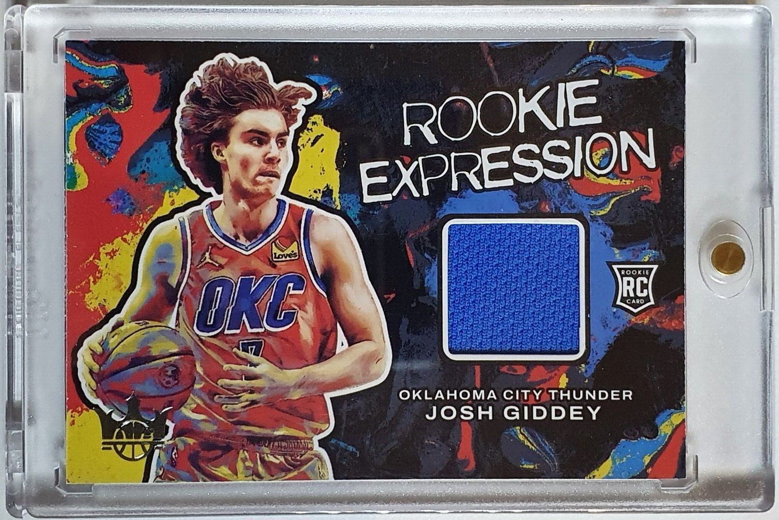 2021 Court Kings Josh Giddey #PATCH Rookie Expression Jersey