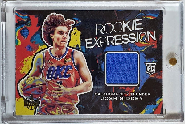 2021 Court Kings Josh Giddey #PATCH Rookie Expression Jersey - Ready to Grade