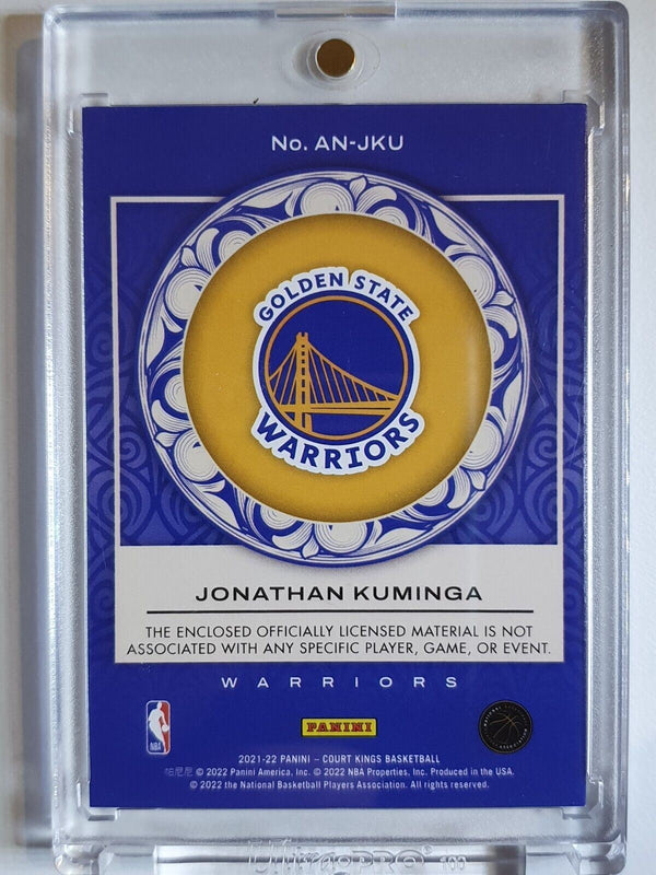 2021 Court Kings Jonathan Kuminga Rookie #PATCH Jersey RC - Ready to Grade