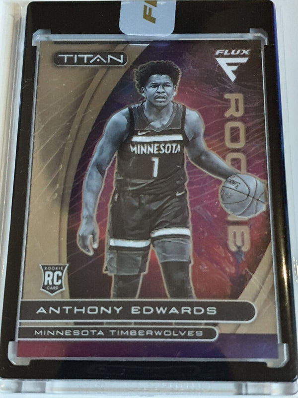 3 x Flux Titan Cards (Lamelo & Edwards Rookies) + Bonus Curry Donruss Red