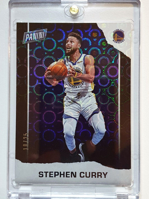 2021 Panini Stephen Curry #BKI10 PYRAMIDS HOLO /25 Rare - Ready to Grade