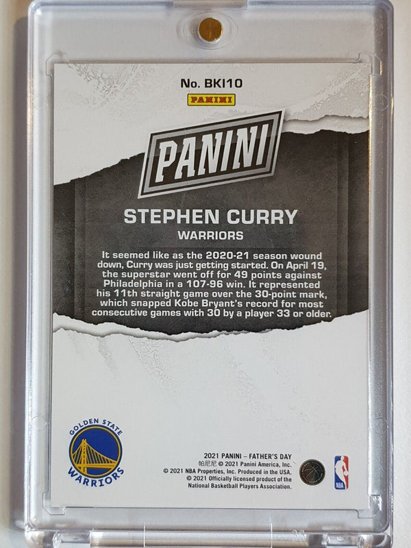 2021 Panini Stephen Curry #BKI10 PYRAMIDS HOLO /25 Rare - Ready to Grade