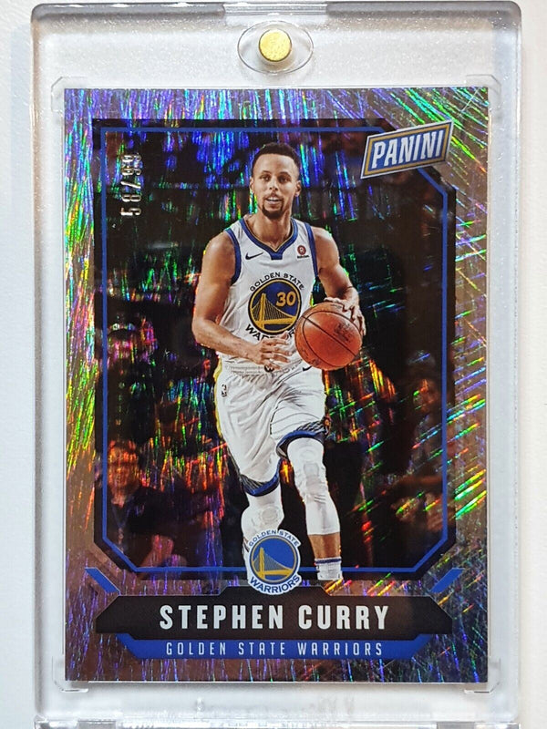 2018 Panini National Stephen Curry #43 ELECTRIC RAIN /99 Holo - Ready to Grade