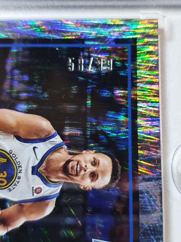 2018 Panini National Stephen Curry #43 ELECTRIC RAIN /99 Holo - Ready to Grade