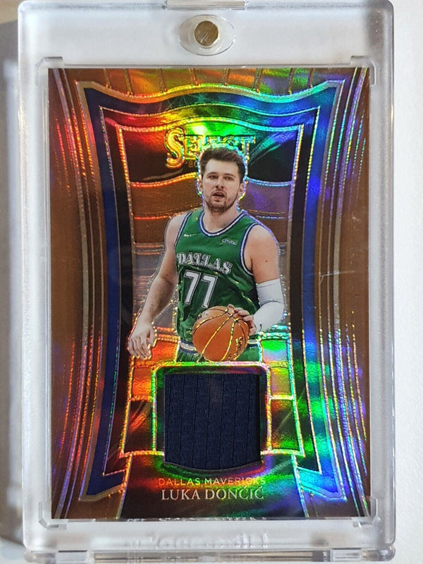 2020 Select Luka Doncic #PATCH COPPER /49 Game Worn Jersey - Ready to Grade