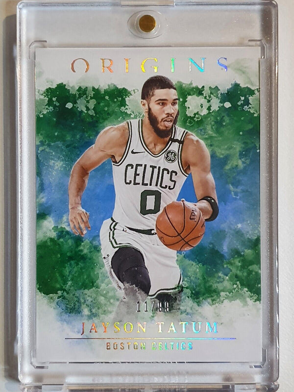 2020 Panini Origins Jayson Tatum #54 BLUE /99 - Ready to Grade