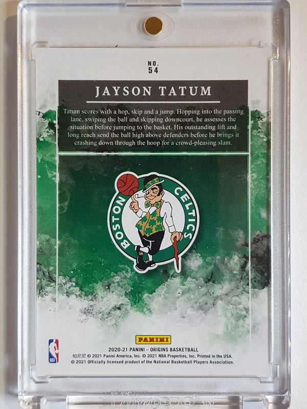 2020 Panini Origins Jayson Tatum #54 BLUE /99 - Ready to Grade